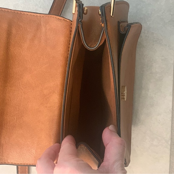 Brown Leather Crossbody - Picture 3 of 6